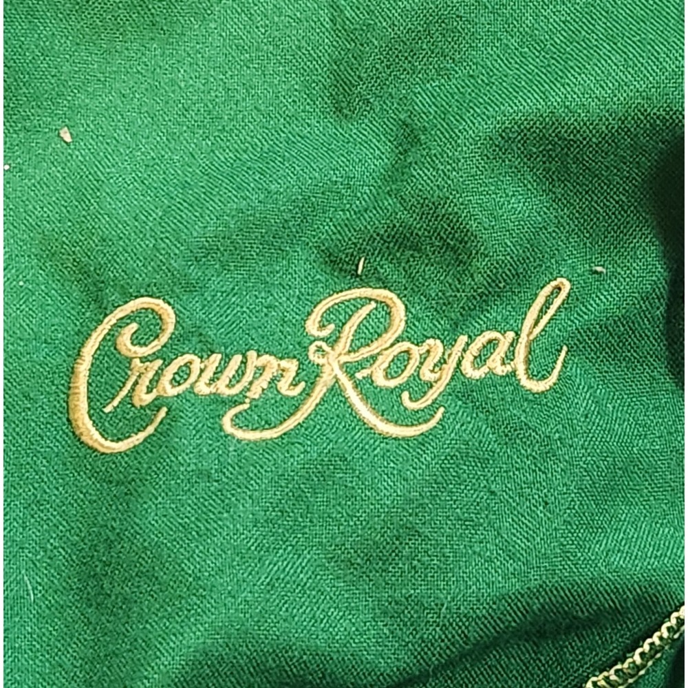 Crown Royal Bag Greee‎ Drawsting Dice Regal Apple - Picture 3 of 3